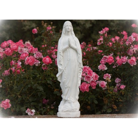 Imagen de pie cemento Virgen de Lourdes