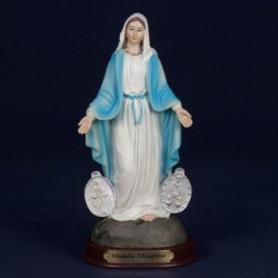 Virgen de la Medalla Milagrosa, 20cm (resina)