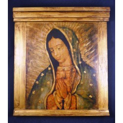 Cuadro Virgen de Guadalupe, 25x22