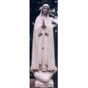 Virgen de Fátima, 1 m, resina, blanca.