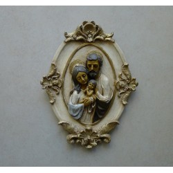 Sagrada Familia Busto 14 con marco barroco
