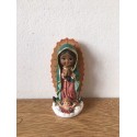 Virgen de Guadalupe infantil, resina.