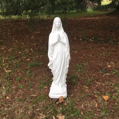  Virgen de Lourdes, 65 cm, cemento
