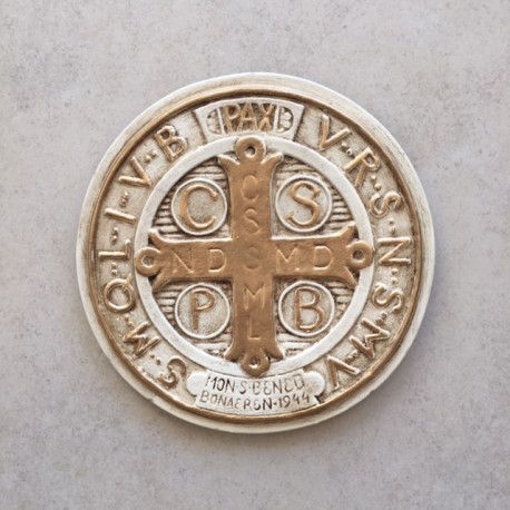 Medallon San Benito n° 3, marfil