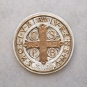 Medallón San Benito, marfil, N°3