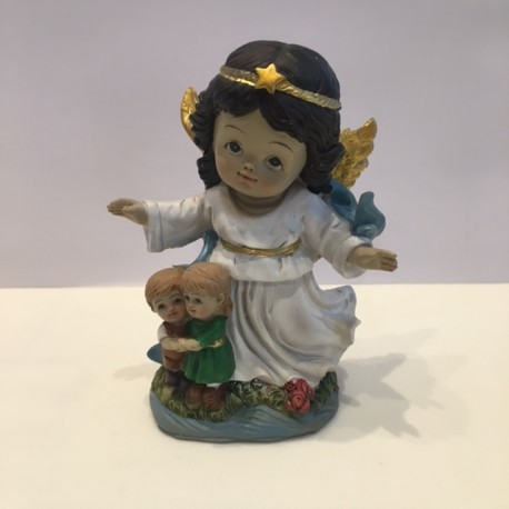 Angel de la Guarda infantil, poliresina, 10 cm.