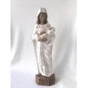 Virgen de la Caricia, blanca 27 cm.