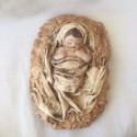 Niño Jesús , con tela encolada, 20 cm.