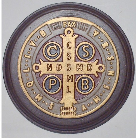 Medallon San Benito 17cm