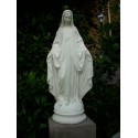 Virgen Milagrosa para exterior blanca, 51 cm